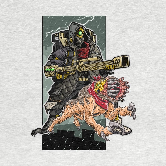 FL4K The Beastmaster With Guard Skag Borderlands 3 Rakk Attack! by ProjectX23Red